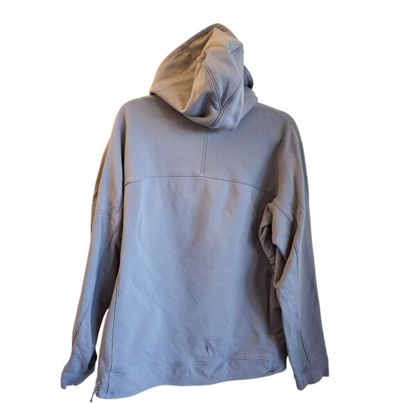 Lululemon Sweatshirt Men's Blue Large French Terry Oversized Hoodie Pocket - Picture 5 of 10